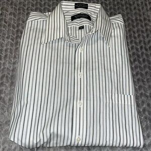 Alexander Lloyd long sleeve button down shirt.  Tall Man.  Size 17 37/38.